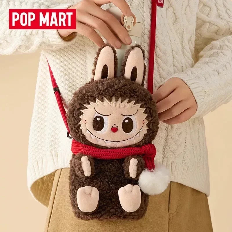 Pop Mart Labubu The Monsters Peluche Marron Sac Bandoulière
