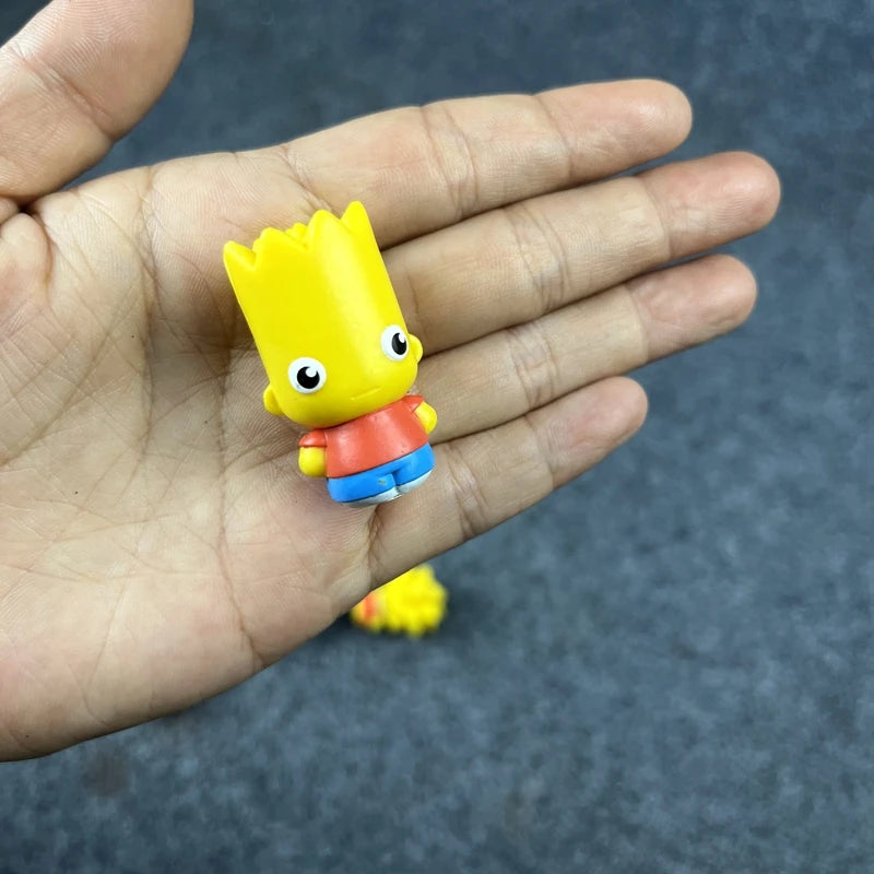 Simpsonas Bart Maggie Lisa Marge Zones er Figures, Décoration de gâteau de fête d'anniversaire, Figurines d'anime en PVC, Jouets pour enfants by LSDLBoutique.ch