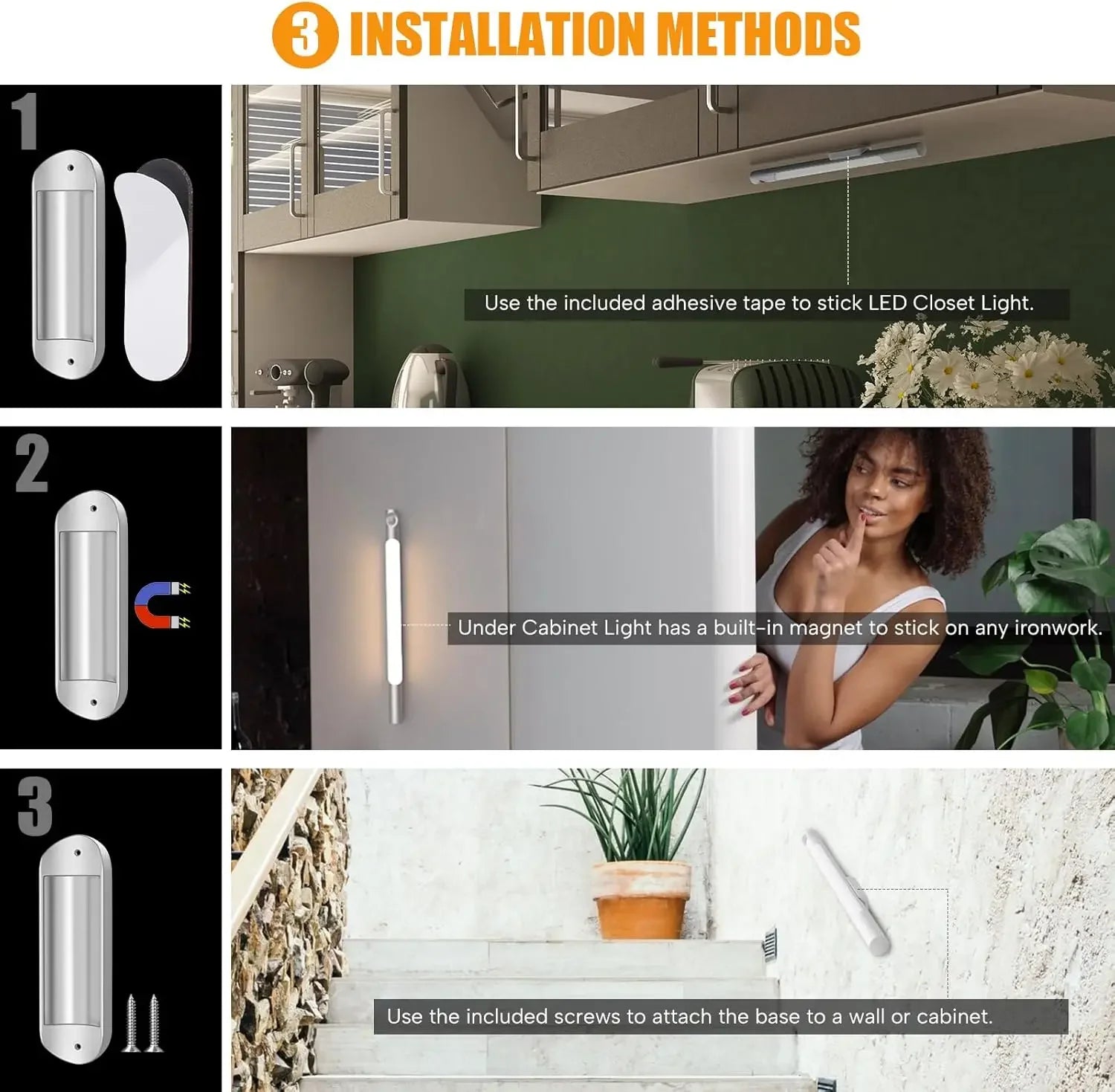 Xiaomi Veilleuse LED à Capteur Magnétique 40 cm 3000mAh