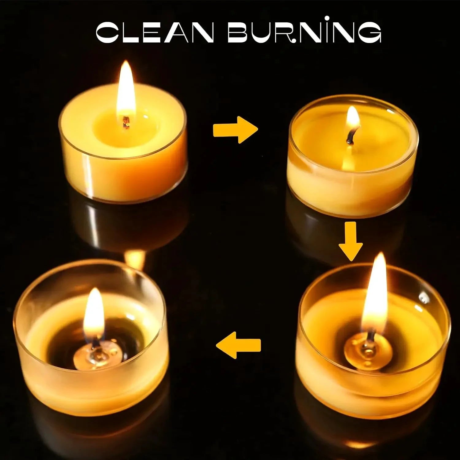 Bougie Chauffe Plat Cire Abeille Faite Main Sans Fumée