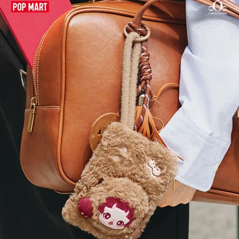 POP MART SkullPanda Mini Bag Blind Box Plush Brown