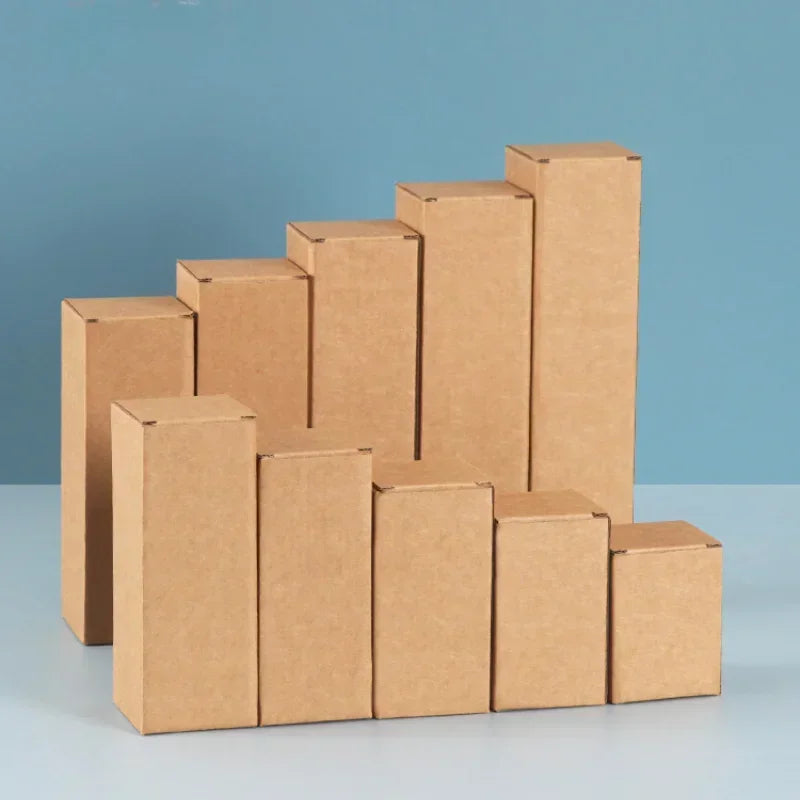 Boîtes Emballage Rectangulaires Ondulées En Carton Lot De 20