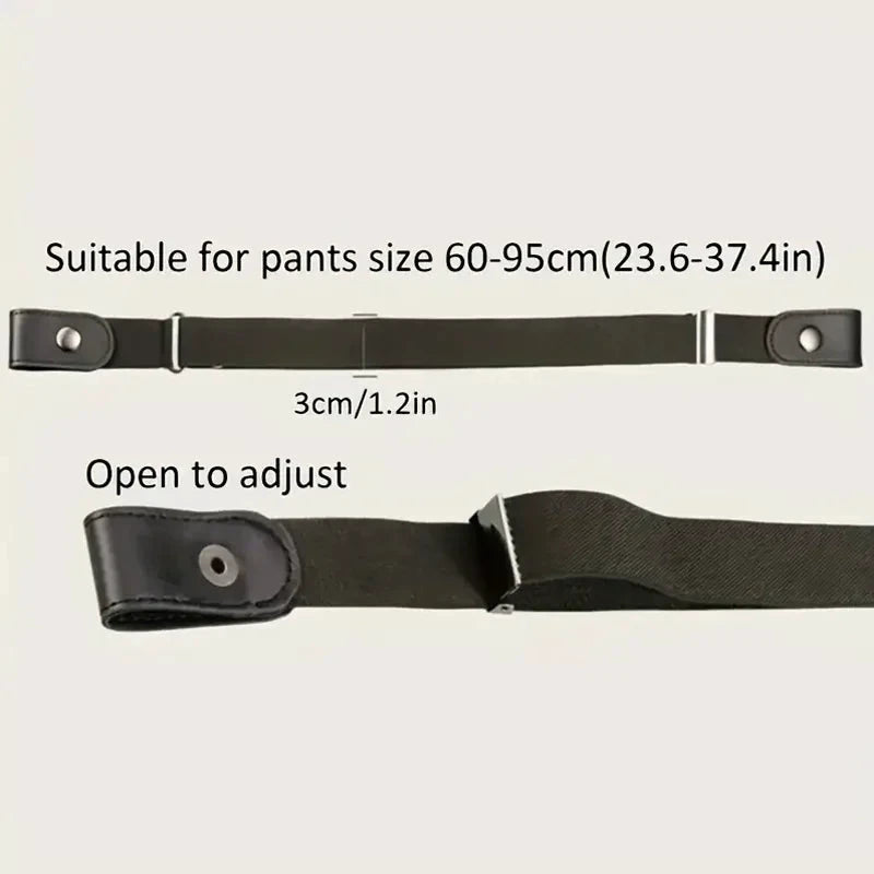 Ceinture Élastique Invisible Sans Trace Unisexe 3 cm