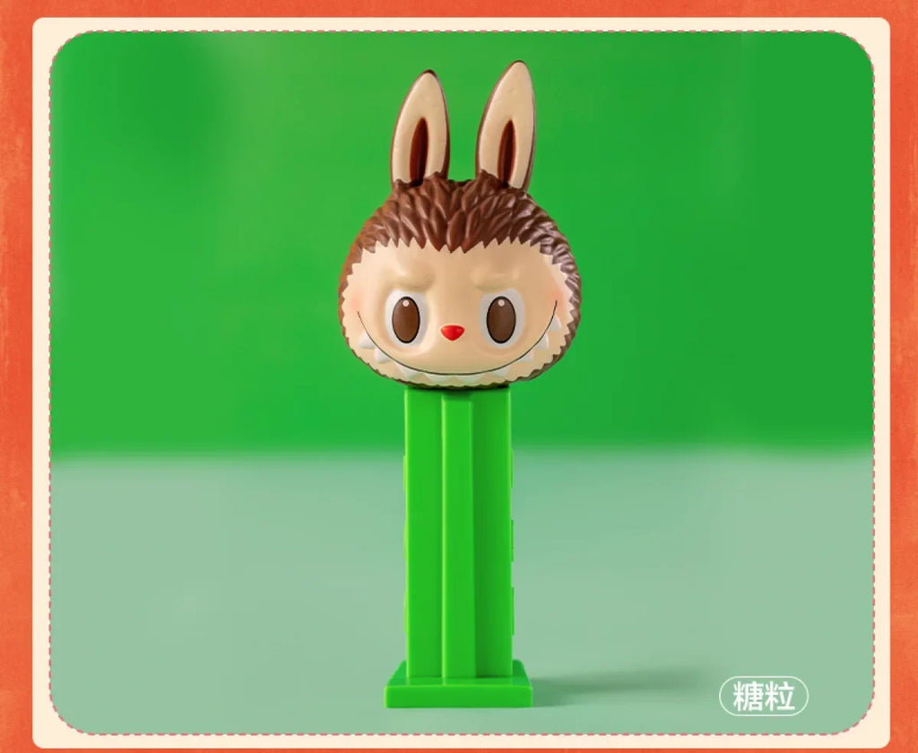 Pop Mart Labubu Figurine Monstres Bonbons PVC Rose Bleu