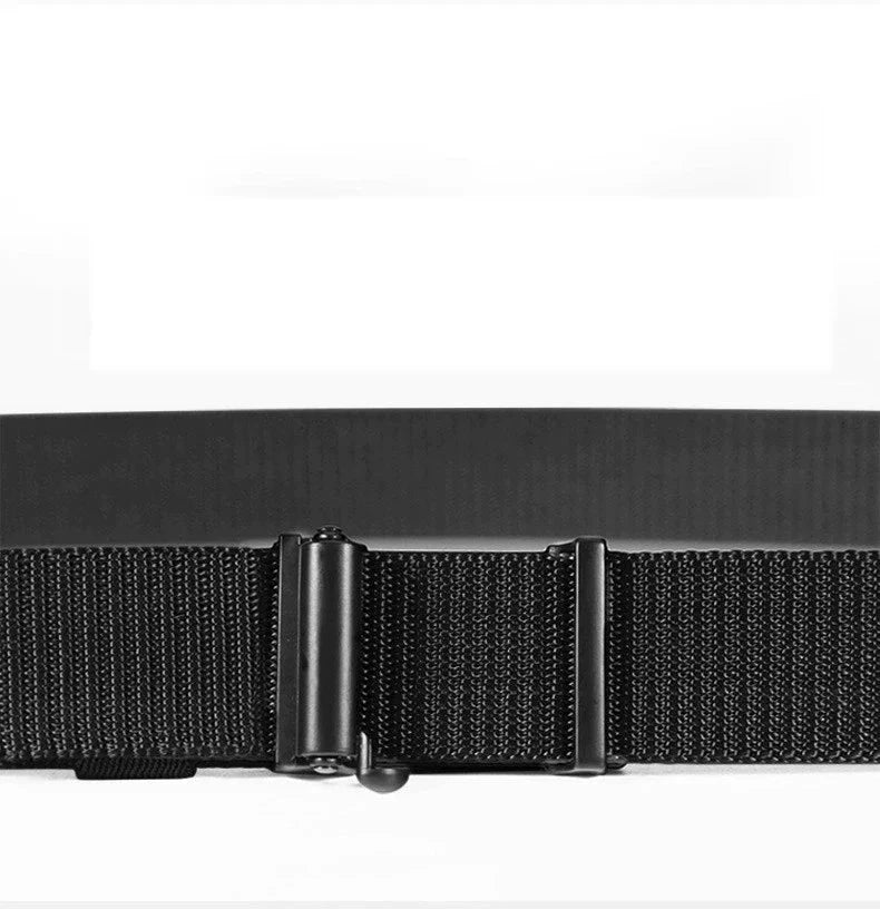 Ceinture Homme Nylon Décontractée Tissée Boucle Automatique 34 mm