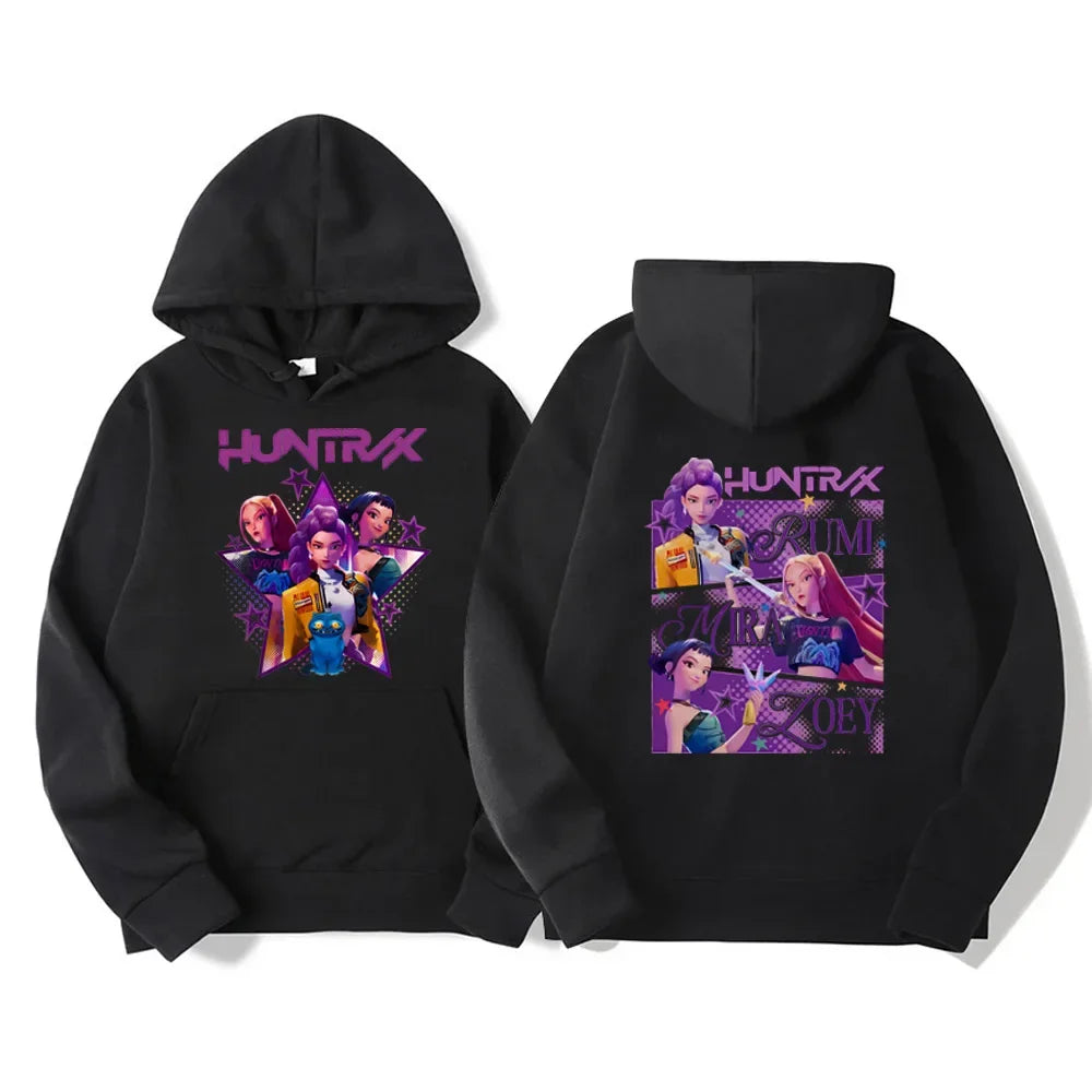Huntrix Sweat Harajuku Mira Rumi Zoey Édition Limitée