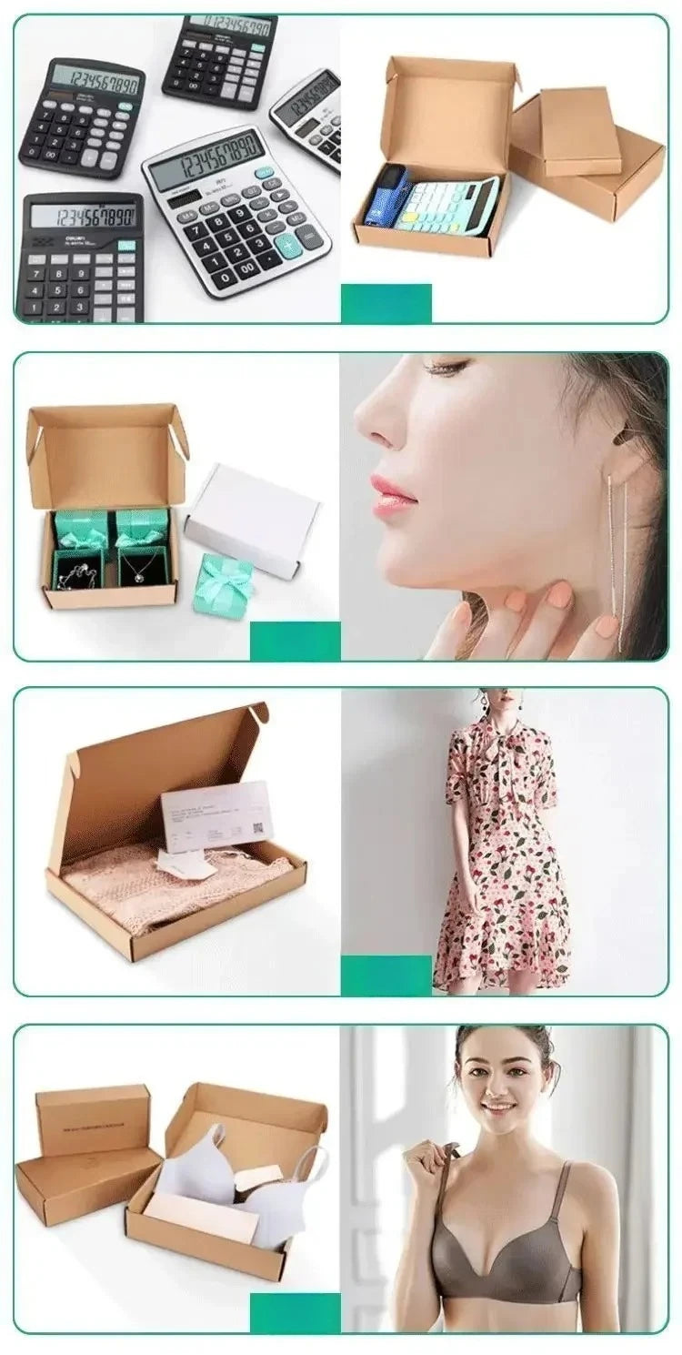 Boîte Mailer Ondulée Marron Expédition Packs 5 10 20