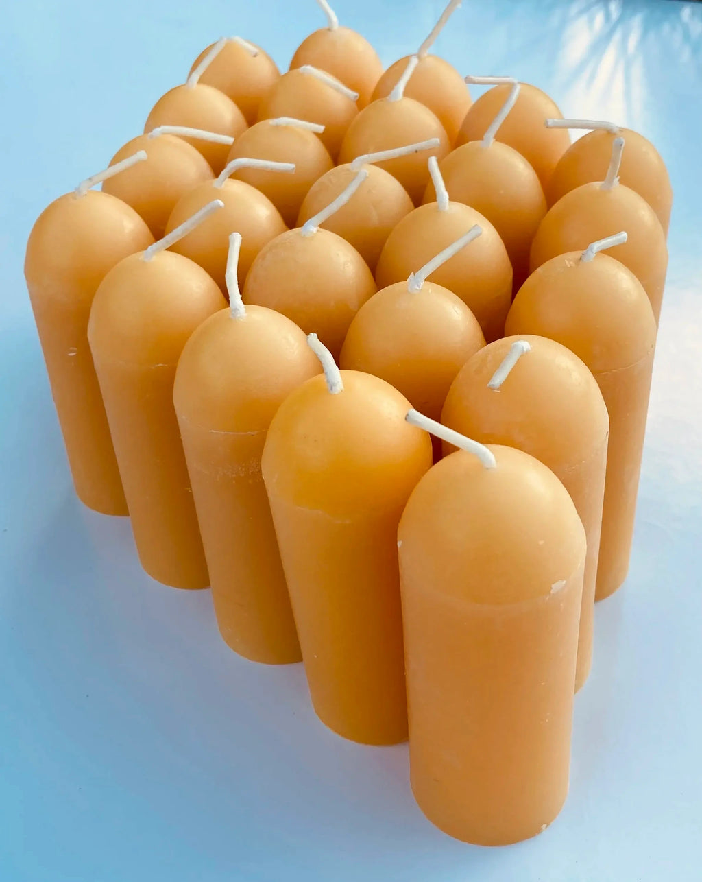 KAPPHERIS Bougie En Cire Abeille Fait Main Non Parfumée