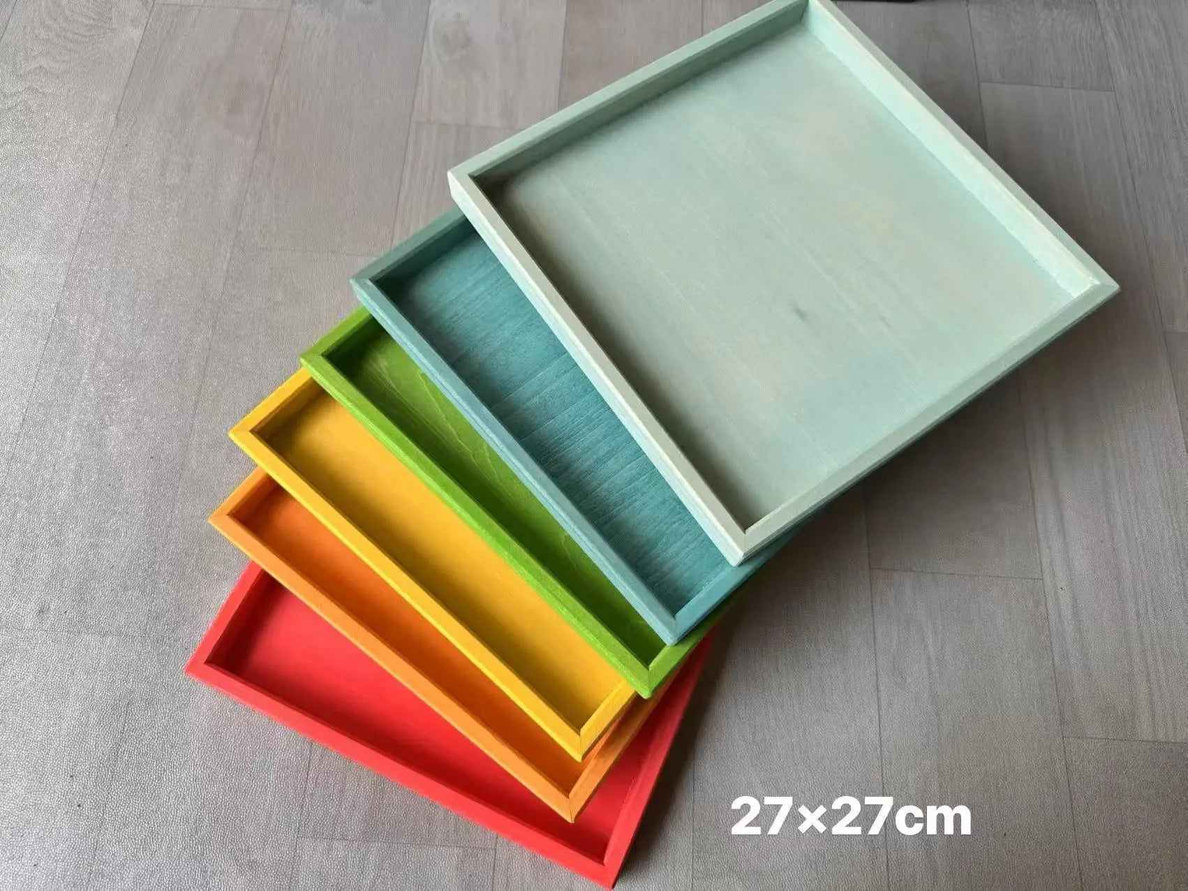 Jouets Bois Montessori Arc En Ciel Formes Empilables Tilleul Colorés Pour Développement Sensoriel Et Motricité by LSDLBoutique.ch