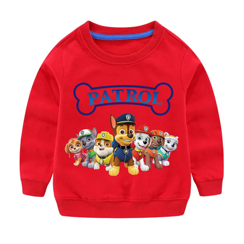Sweat-shirt à capuche pour Sport, mignon, Paw Patrol, décontracté, dessin animé Paw Patrol, Patchwork, pull, automne, vêtements de Sport, cadeaux d'anniversaire, 2024 by LSDLBoutique.ch