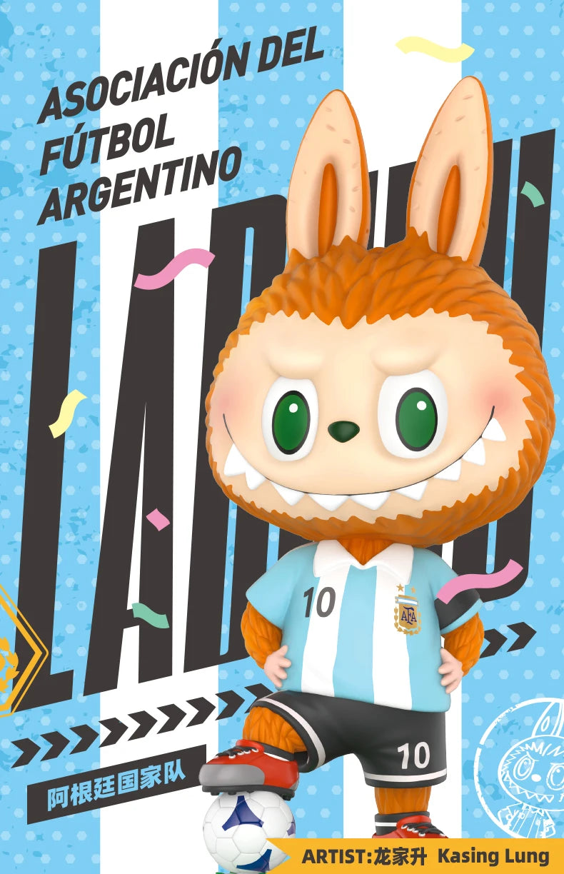Pop Mart Labubu Blind Box Asociacion Del Futbol Argentino 8 Cm Figurine Officielle by LSDLBoutique.ch