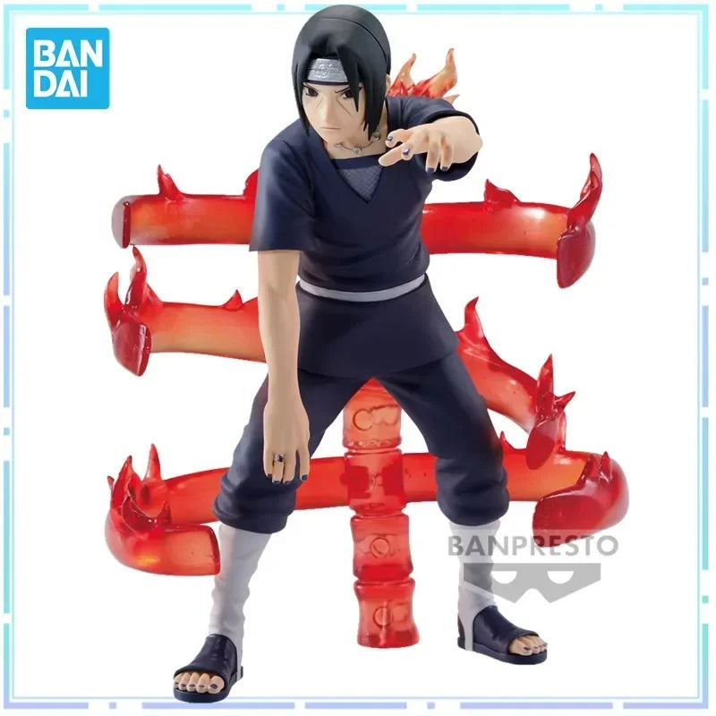 Bandai Figurine Action Itachi Uchiha PVC 14 cm Modèle de Collection