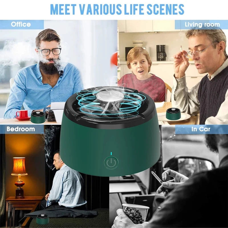 Cendrier Purificateur d'Air USB pour Maison et Bureau