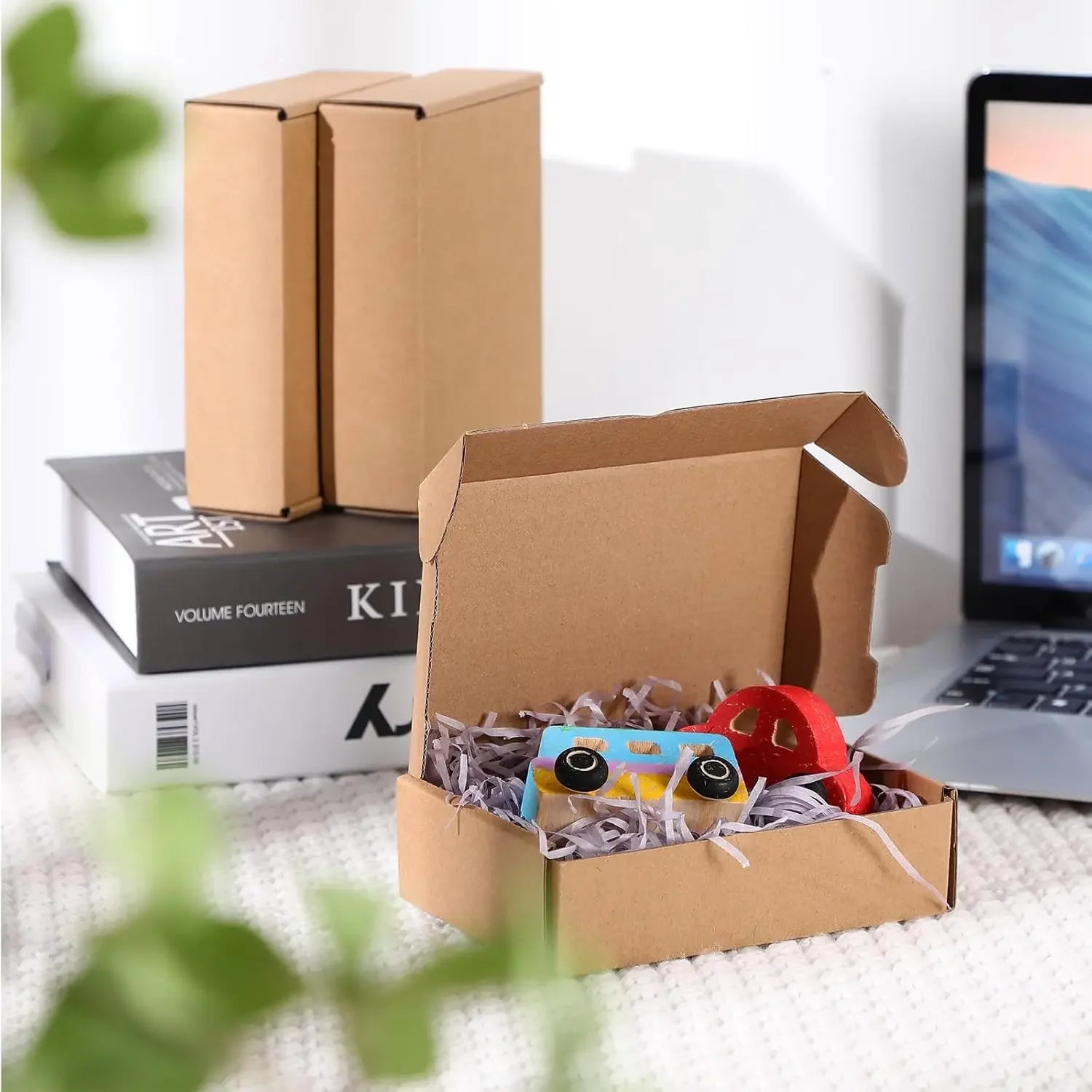 Boîte Mailer Ondulée Marron Expédition Packs 5 10 20