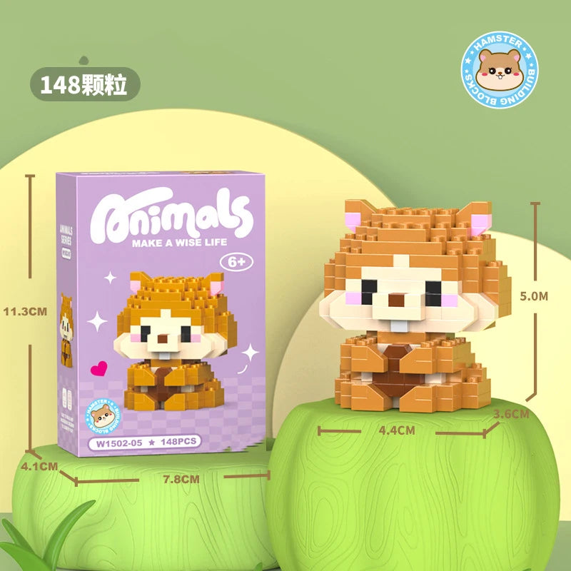 Ensemble De Briques Animaux Micro Blocs De Construction Pour Enfants Adultes Décoration Jouets Compatibles Lego ABS by LSDLBoutique.ch