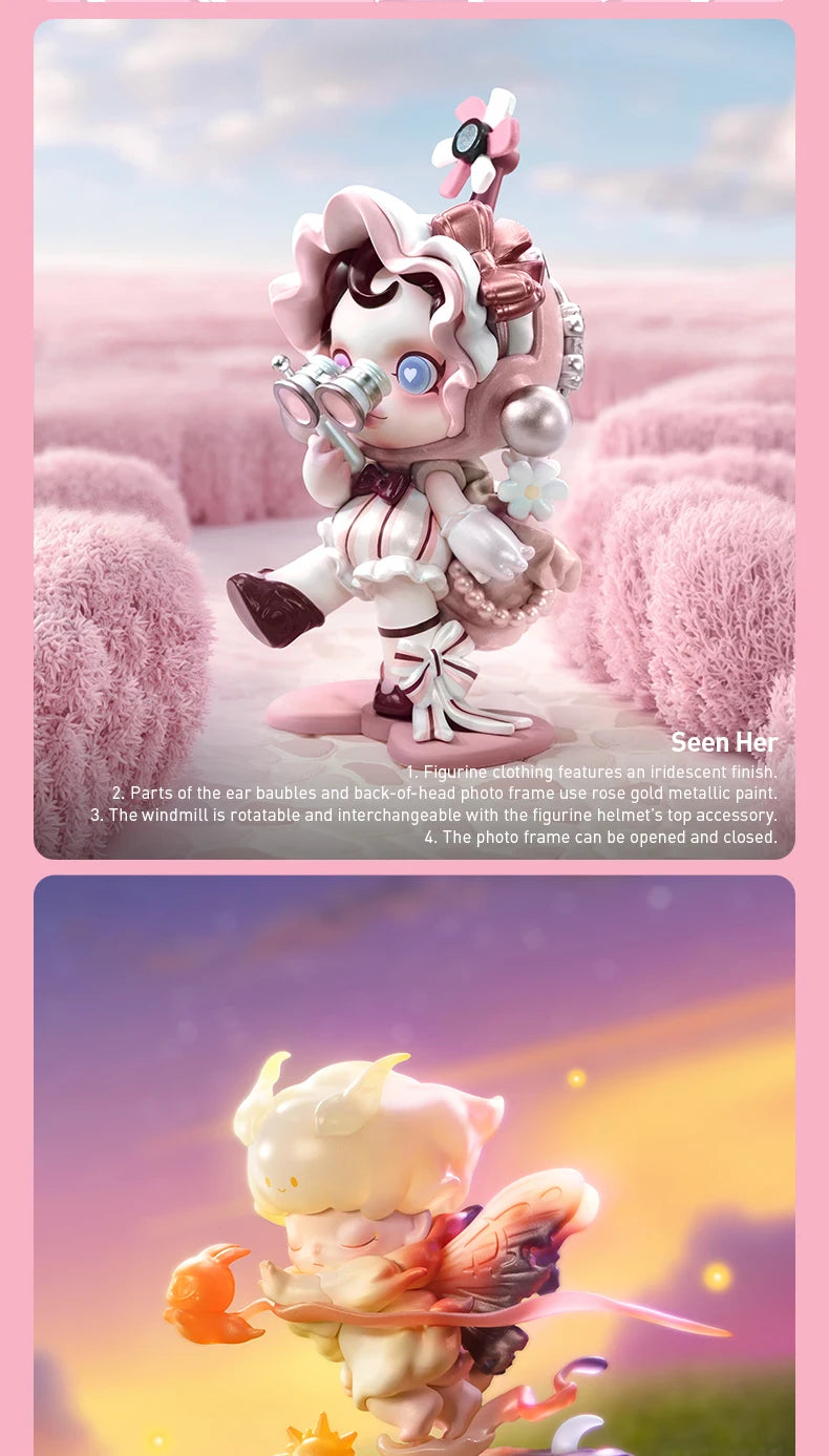 POP MART Mokoko Figurine PV Boîte Aveugle Kawaii Collection