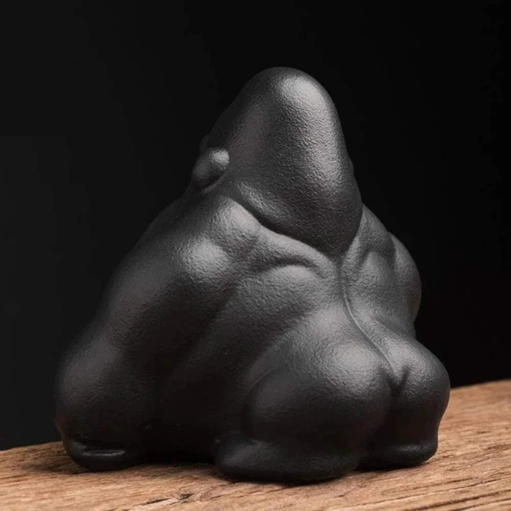 Cartoon Ceramic Orangutan Ashtray for Smokers