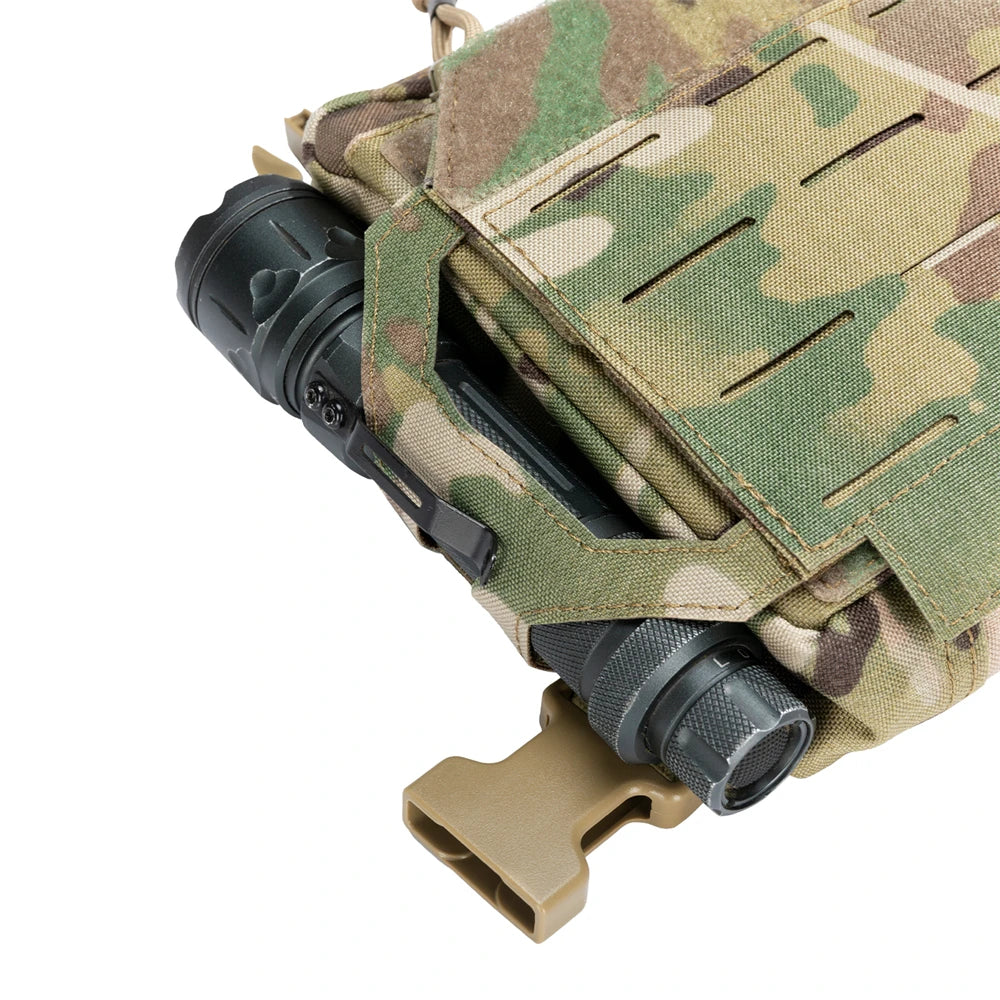 Spanker Pochette Poitrine Tactique Camouflage Nylon Cordura MOLLE