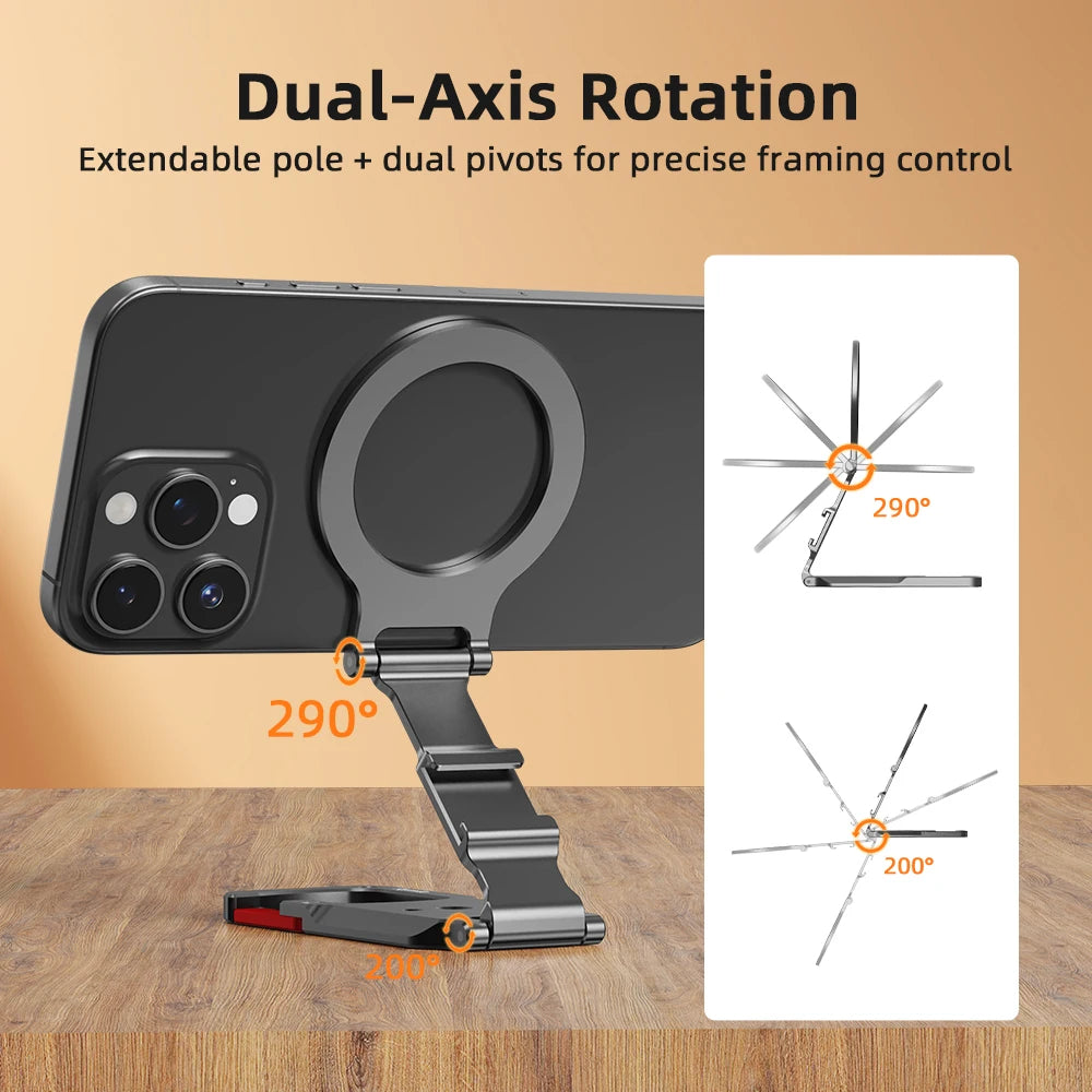 Flymile Support Téléphone Magnétique Mousqueton MagSafe Aluminium