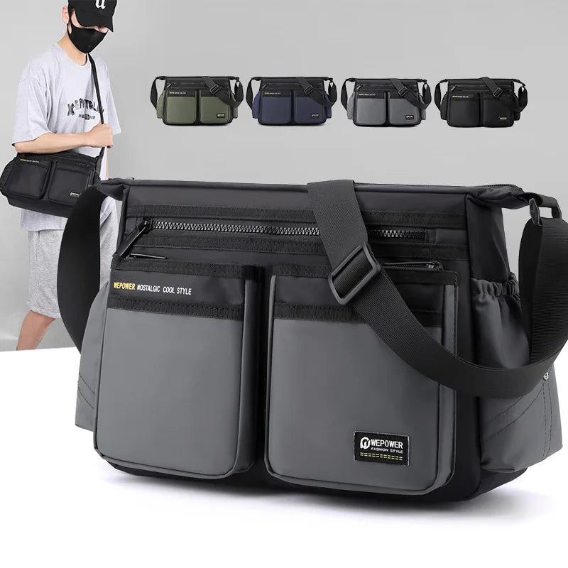 Miflame Sac À Bandoulière Oxford Multicouche Nylon