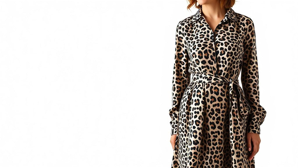Robe Léopard Élégante : Osez la Férocité Douce de la Silhouette A-Line
