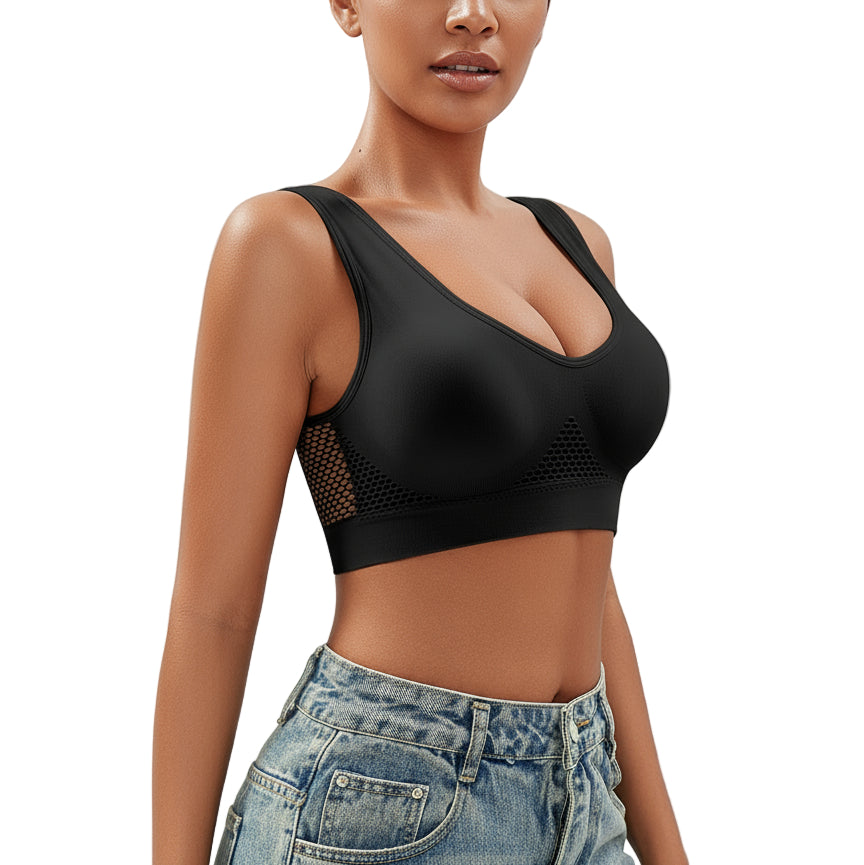 Lot De 5 Brassières De Sport Sans Armatures Femme Confort Maintien Tissu Respirant by LSDLBoutique.ch