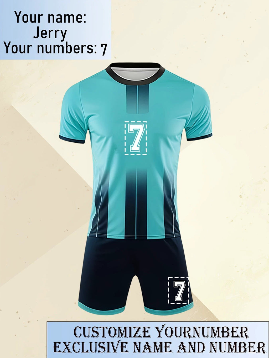 Maillot Football Séchage Rapide Numéros Noms