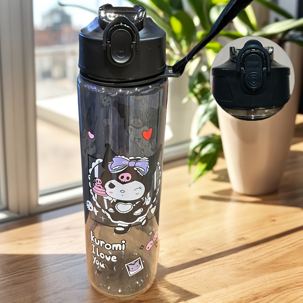 Gourde Sanrio 800 Ml Étanche Avec Couvercle Pop Up Plastique Durable Léger Pour Sport by LSDLBoutique.ch