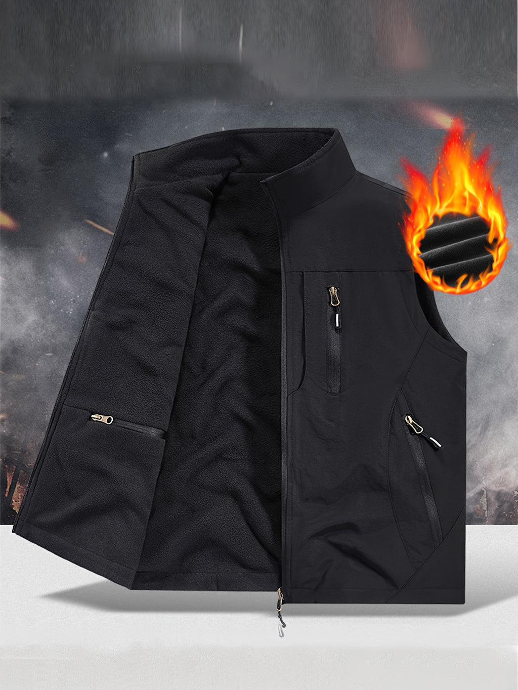 NordTrail – Gilet Réversible Homme Multi-Poches, Coupe Regular by LSDLBoutique.ch