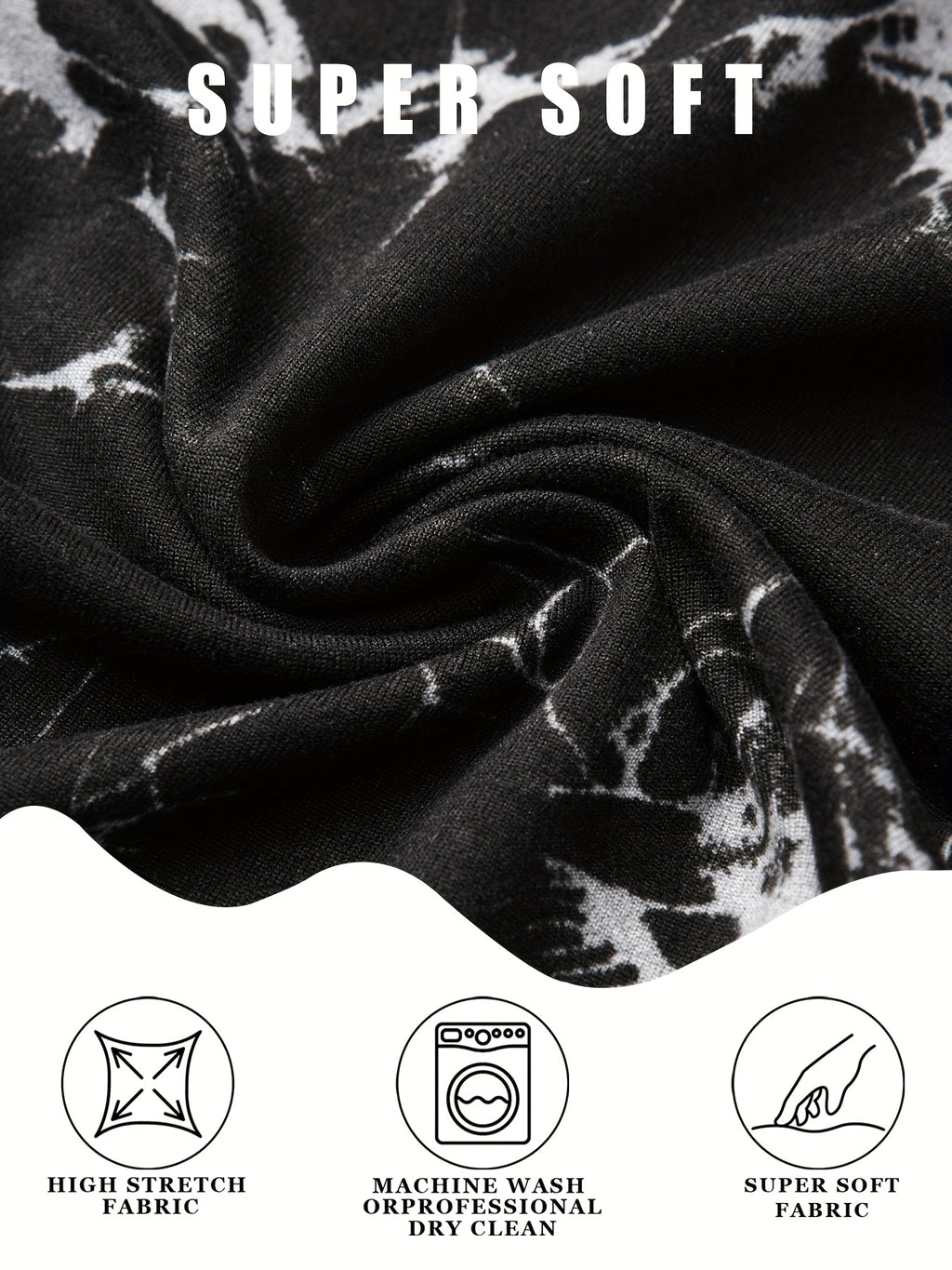 Lot De 3 Leggings Femme Taille Haute Avec Contrôle Du Ventre Imprimé Tie Dye Poches Stretch Opaques by LSDLBoutique.ch