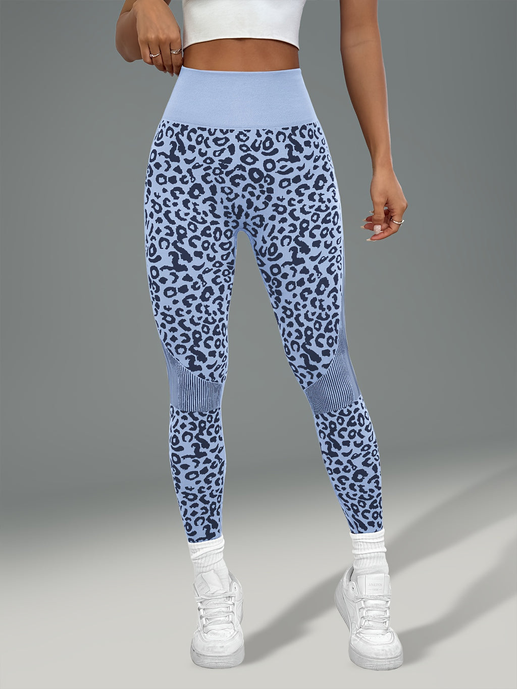 Legging Femme Imprimé Léopard Taille Élastique Antidérapant Stretch Respirant Pour Yoga Et Sport by LSDLBoutique.ch