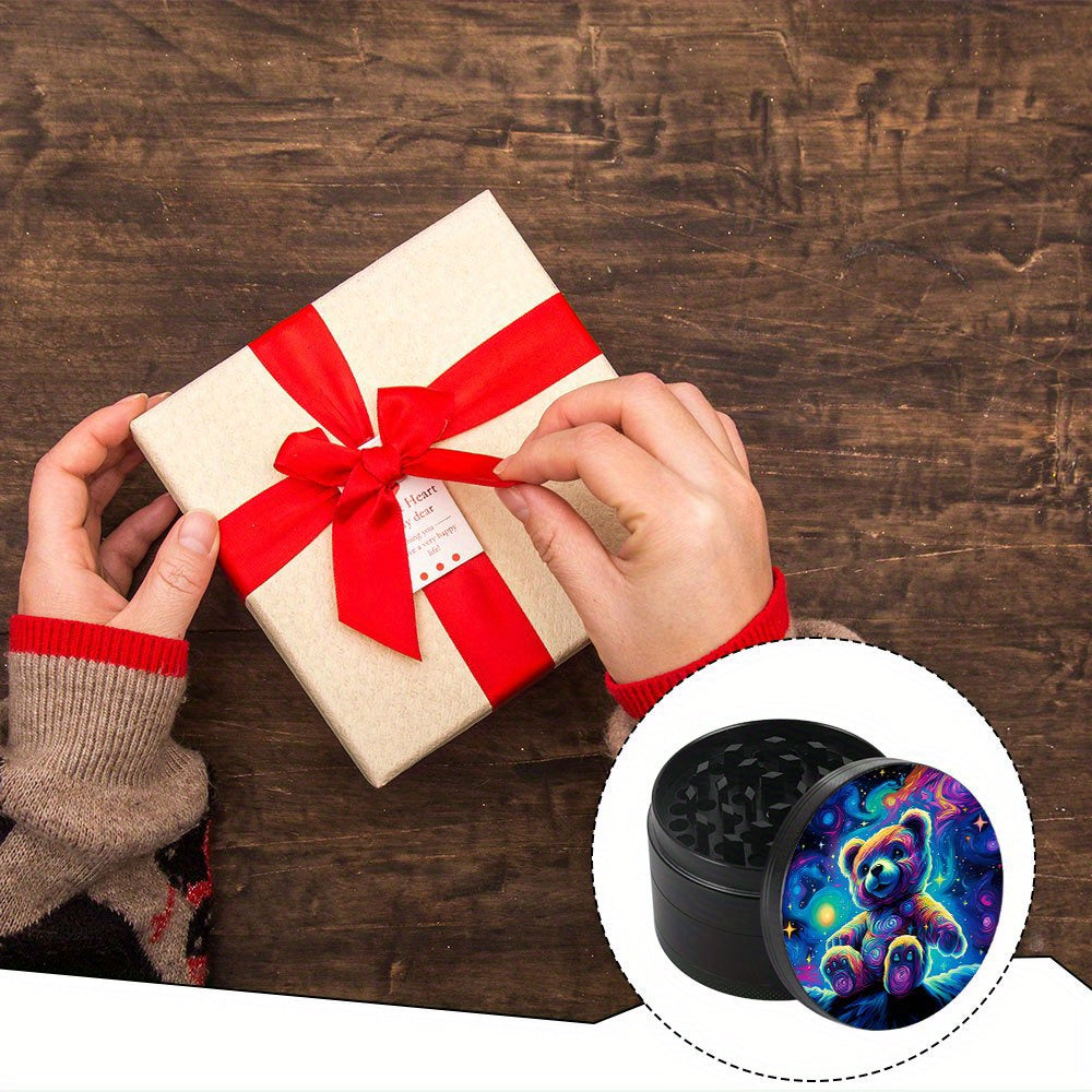 Grinder Ourson 4 Couches Zinc 50/63mm avec Pollen Trap by LSDLBoutique.ch