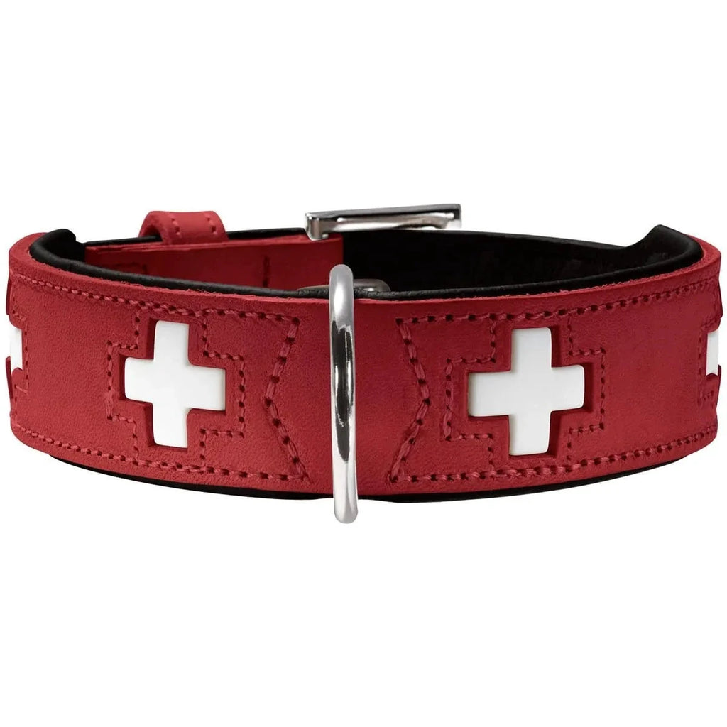 Hunter – Collier pour chien en cuir 35–43 cm - LSDLBoutique