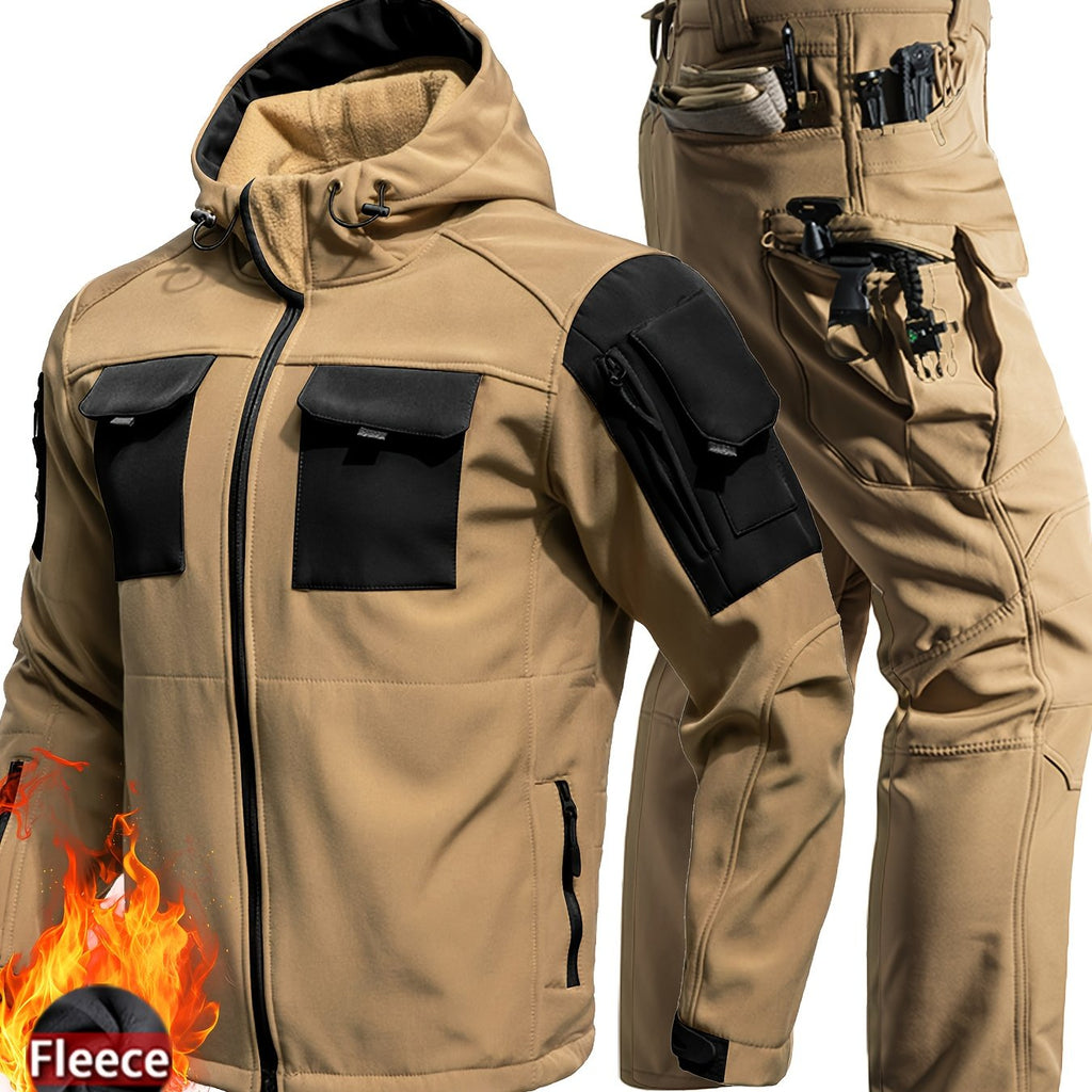 NordShield – Ensemble Homme Hiver Softshell Doublé Polaire, Veste & Pantalon by LSDLBoutique.ch