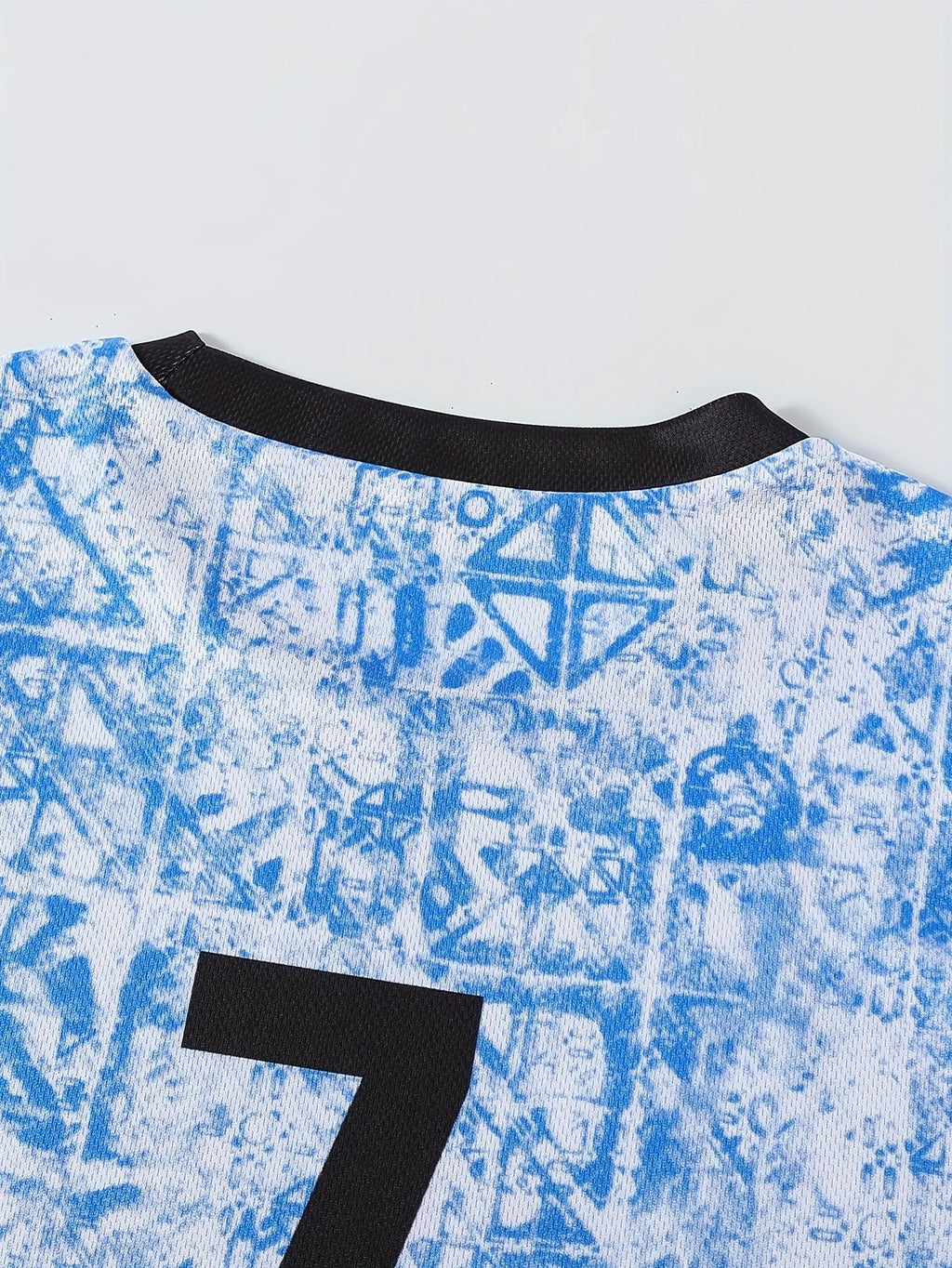 Maillot Football Shorts Personnalisable Enfant Bleu Léger