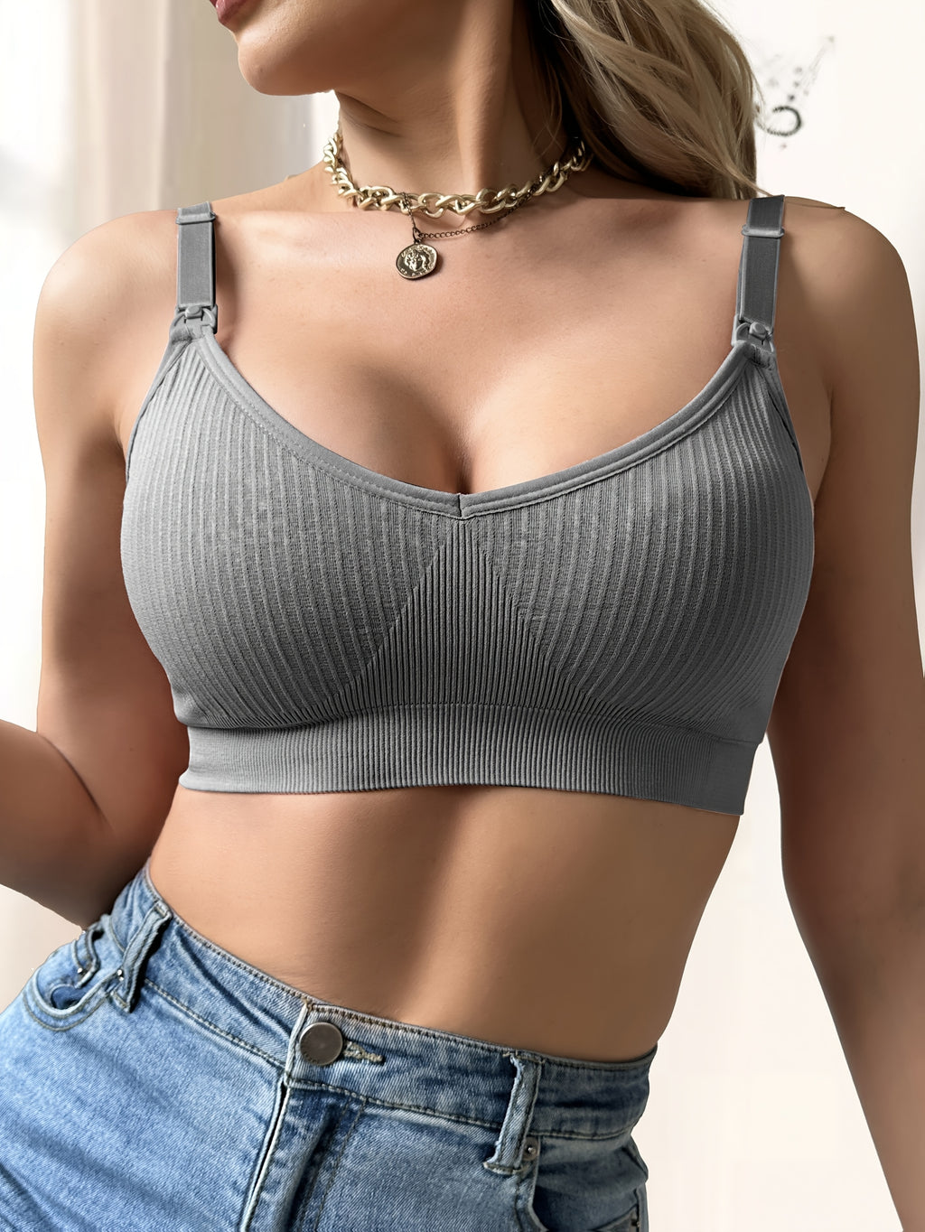 Soutien Gorge Allaitement 3 Pack Zippé Respirant Confort Grossesse Élégant Pour Tous Les Jours by LSDLBoutique.ch