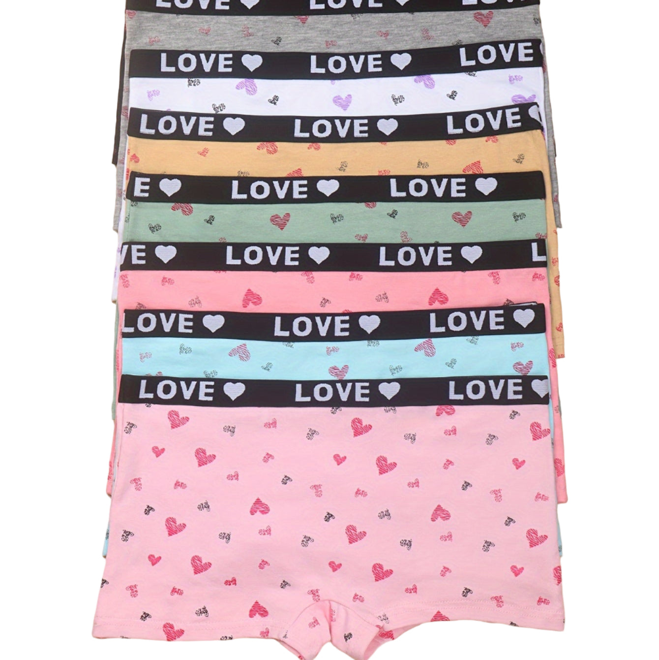 Lot De 10 Boxers Pour Fille Confort Et Liberté De Mouvement Siete Rosa Idéal Pour L Ecole Et La Maison by LSDLBoutique
