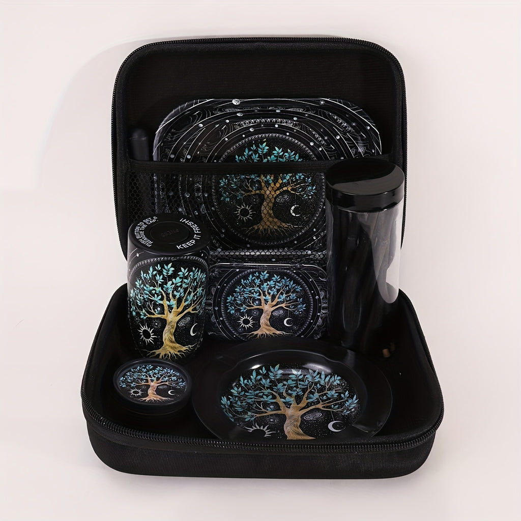Coffret Fumeur 31pcs : Cones, Grinder, Cendrier, Boîte Métal, Accessoires by LSDLBoutique.ch