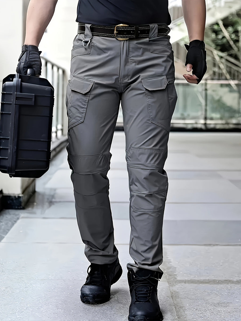 WorkFlex – Pantalon de Travail Homme Multi-Poches, Tissu Respirant & Taille Ajustable by LSDLBoutique.ch