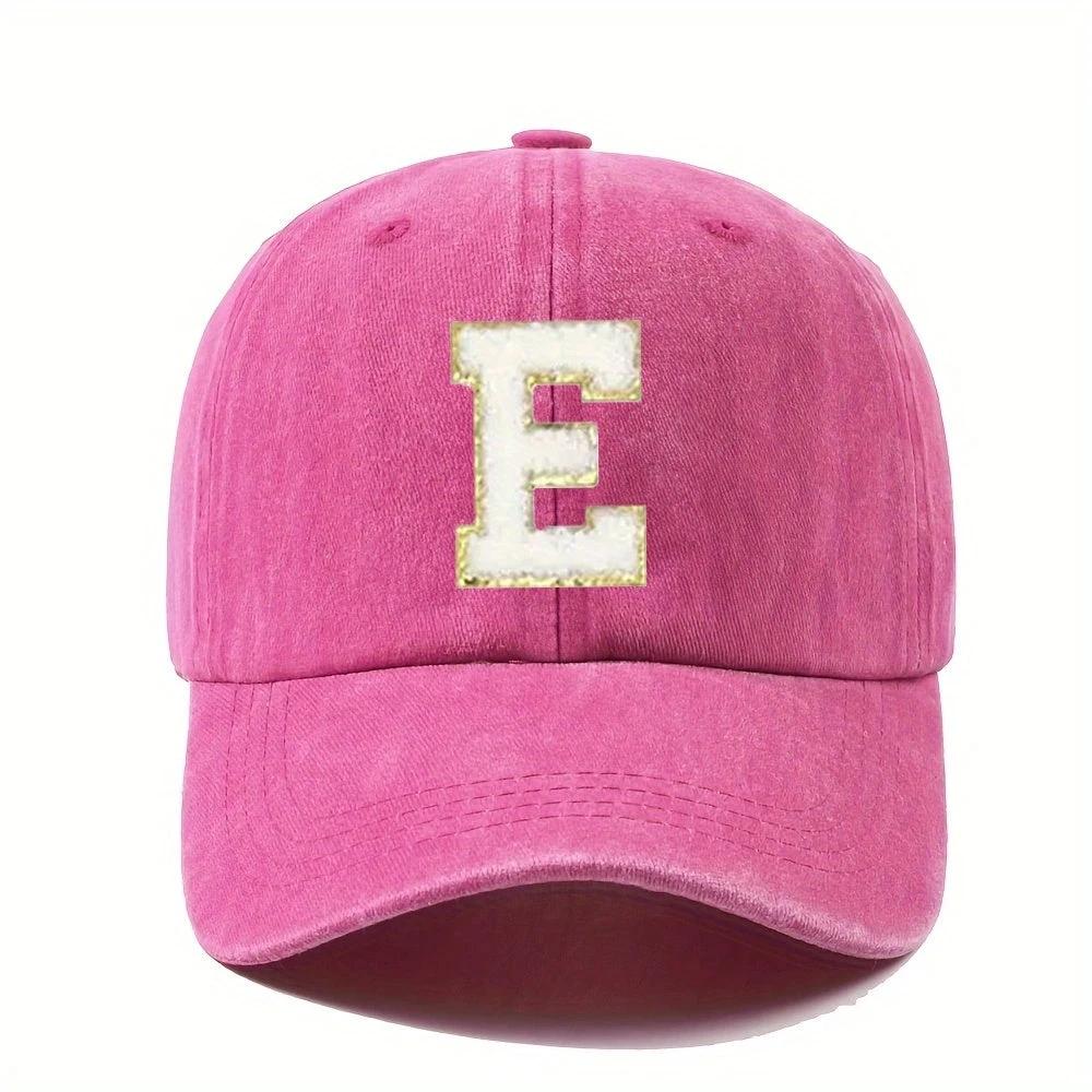 Casquette Vintage Alphabet A Z Rose Dorée Style Y2K Signée LSDLBoutique Pour Chaque Lettre by LSDLBoutique.ch