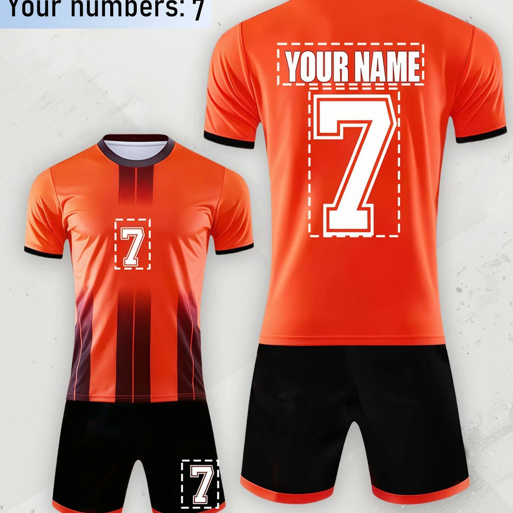 Maillot Football Séchage Rapide Numéros Noms