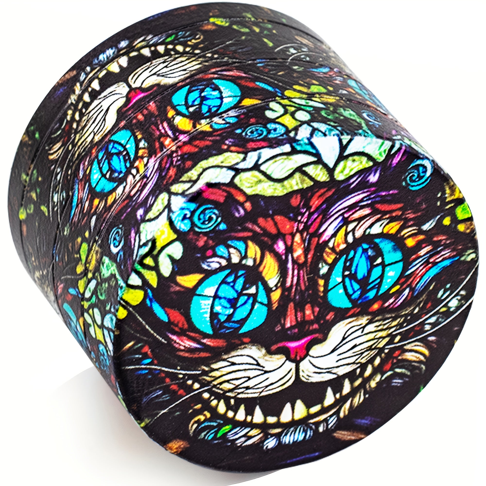 Grinder Chat Vitrail 4 Couches Zinc Manuel Couleurs by LSDLBoutique.ch