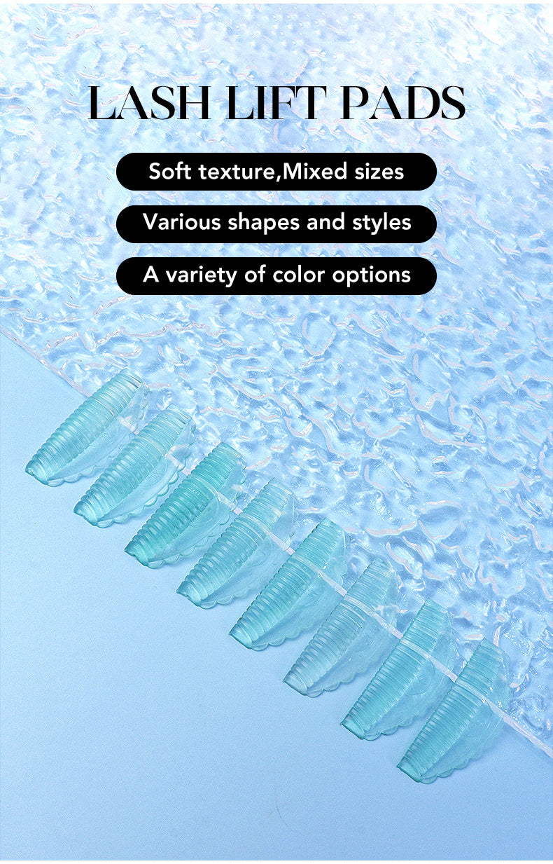 Set De 8 Pads De Rehaussement De Cils En Silicone Hypoallergénique Réutilisables Pour Lifting Précis Et Durable by LSDLBoutique