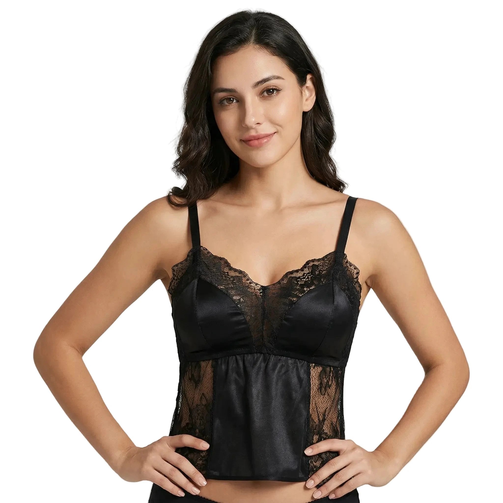 Les Secrets de Léa – Soutien-gorge sans fil en dentelle rembourrée – Mihari