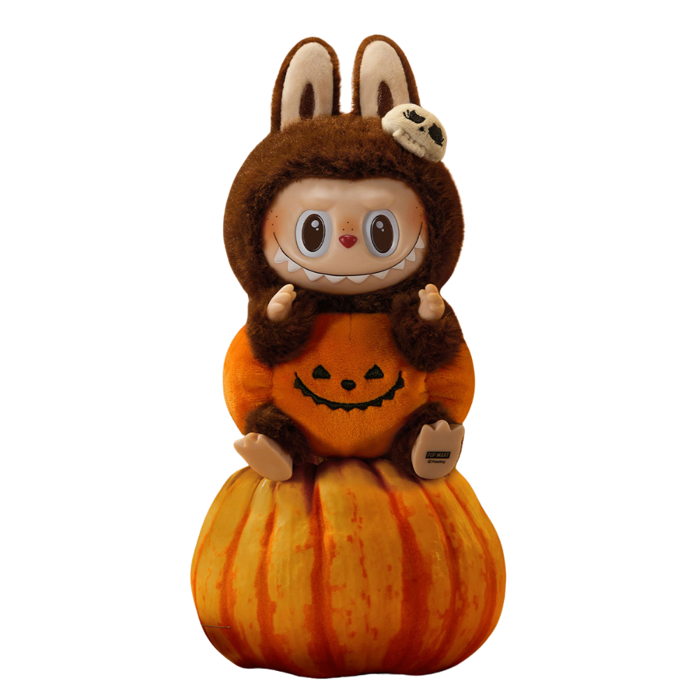 Pendentif Citrouille Assise Édition Happy Halloween Party Pop Mart Officiel Peluche Vinyle Collector by POP MART INTERNATIONAL GROUP LIMITED
