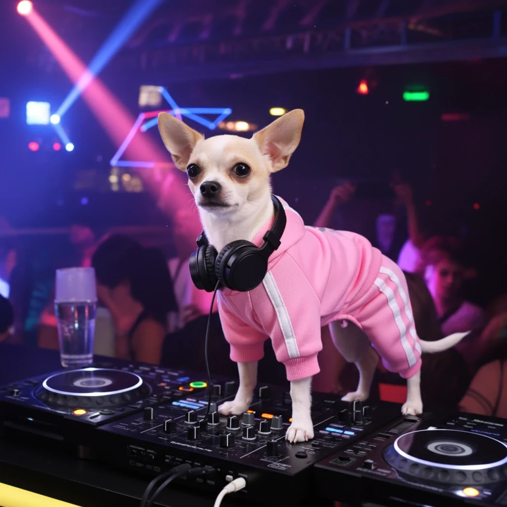 Adidog Combinaison Chien Rouge Bandes Blanches Sport