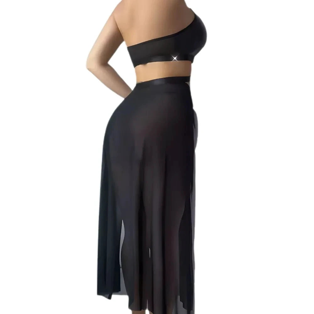 Les Secrets de Léa – Ensemble de lingerie en simili cuir – Padmey